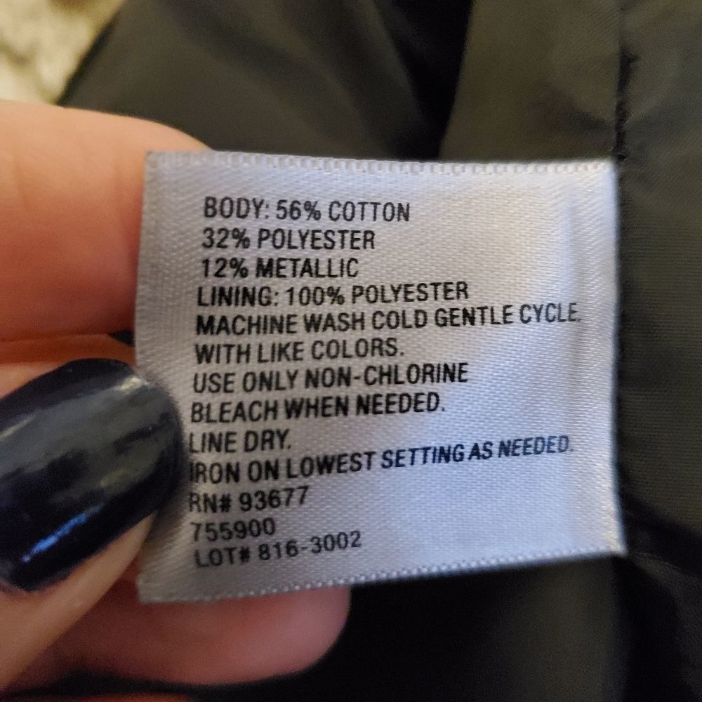 Sexy gold & black Worthington snake print pants - Picture 5 of 8